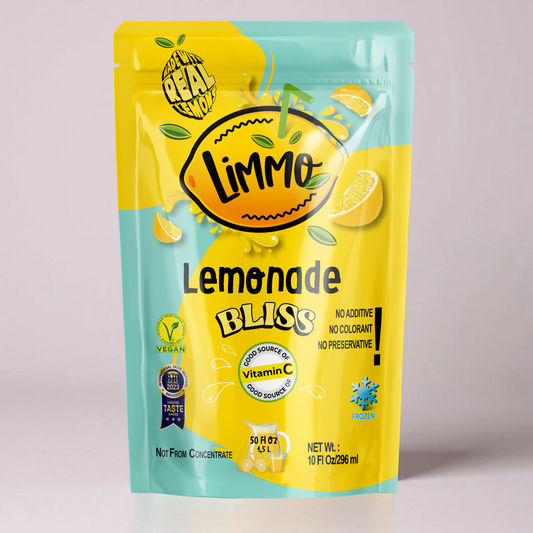 Limmo Lemonade (Frozen Lemon Fruit Puree 10 fl oz x 12 Pack)