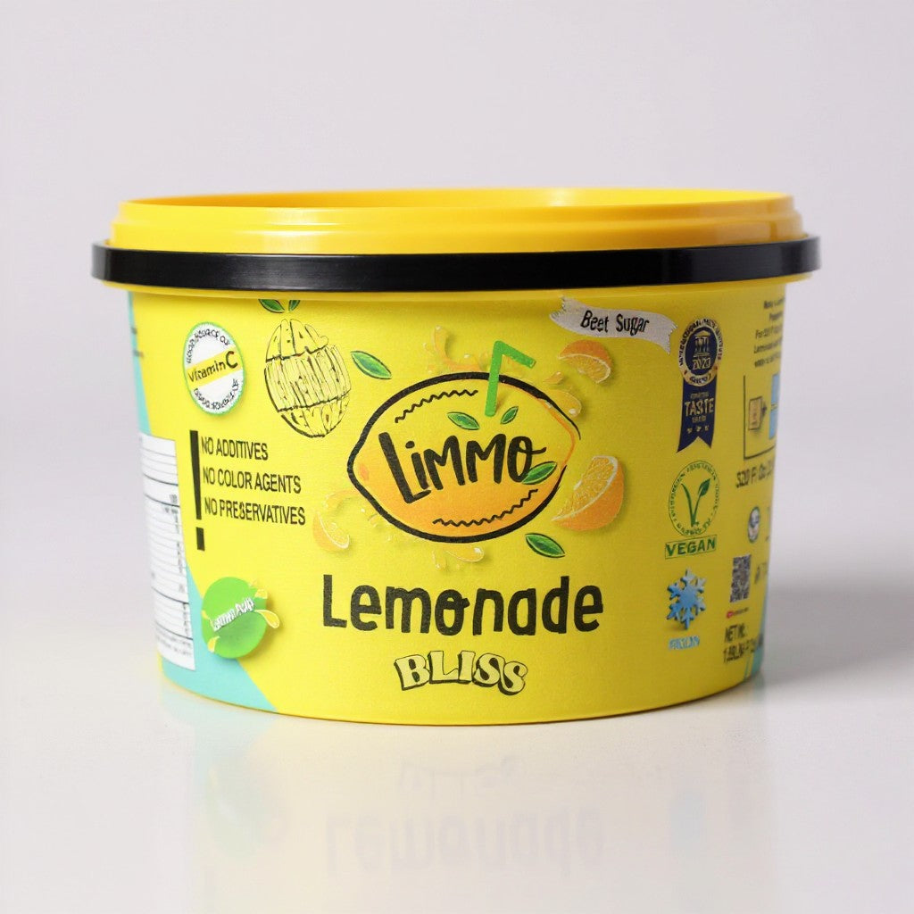 Limmo Lemonade (Frozen Lemon Fruit Puree 64 fl oz Bucket)